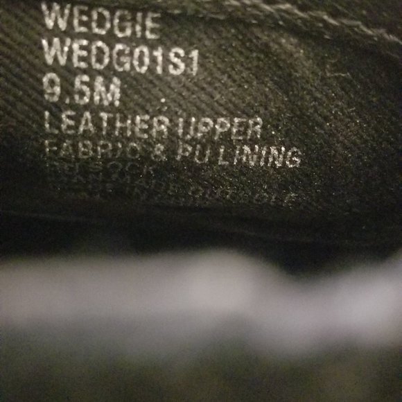 NEW Women's Black Suede Steve Madden Wedgie Sneakers, Size 9.5 - Picture 9 of 13